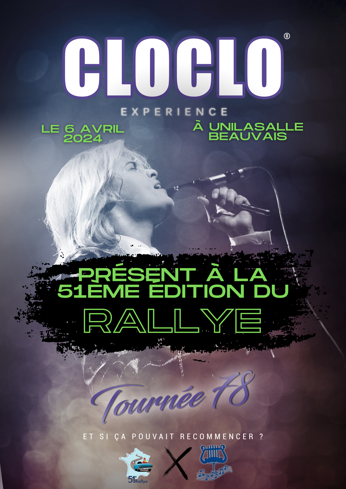 Affiche du concert de Ludovic, Cloclo expérience