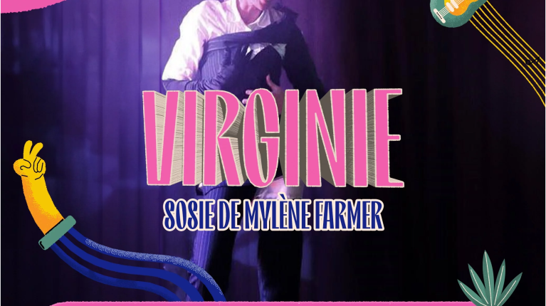 L'affiche de Virginie, sosie de Mylène Farmer