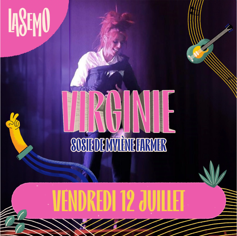 L'affiche de Virginie, sosie de Mylène Farmer